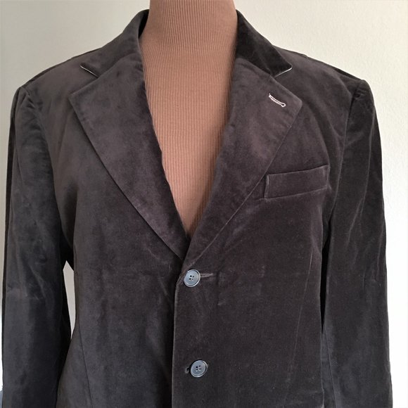 7 FOR ALL MANKIND Men’s Velvet Blazer  | LARGE - Picture 3 of 12